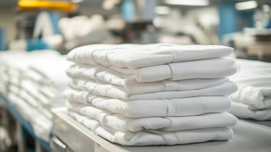 Banyodaki beyaz havlu.