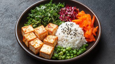 Japon yemeği mi? sebzeli pilav.