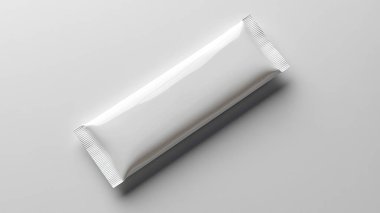 Tasarımınız için beyaz paket. 3 boyutlu resimleme.