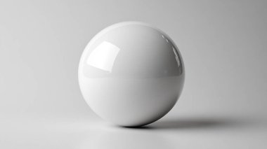Koyu arkaplanda beyaz yuvarlak küre oluşturuluyor