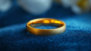 Koyu arkaplanda altın elmaslı alyanslar