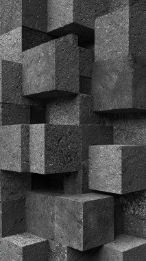 siyah beyaz tuğla duvar