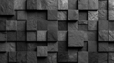 siyah ve beyaz mozaik karolar arka plan