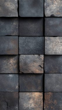 koyu siyah taş duvar dokusu arkaplanı.