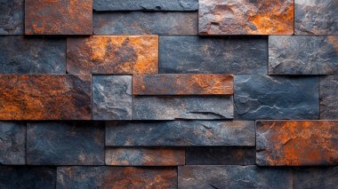 Bir duvar dokusunun soyut arkaplanı. Tuğladan bir duvar