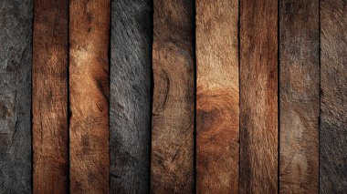 Koyu Kahverengi ahşap dokulu arka plan.