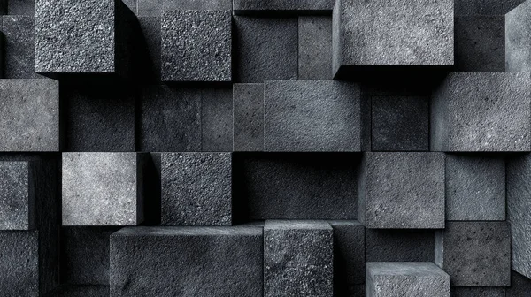 Siyah Taş Duvar dokusu Arkaplanı