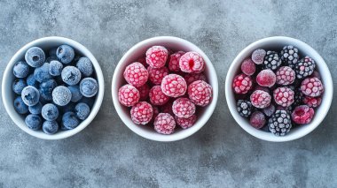 Beyaz arka planda taze böğürtlenler, kopyalanmış üst görünüm