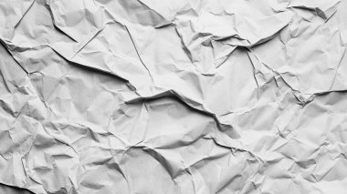 Beyaz kağıt buruşmuş kağıt dokusu. kağıt arkaplan.