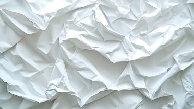 Buruşmuş beyaz kağıt arkaplan