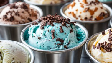 Dondurmayı kaselere koy.