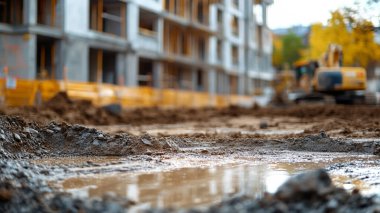 Kazıcılı yeni inşaat sahası