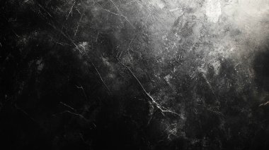 Çizikler ve çizikler olan koyu siyah arkaplan