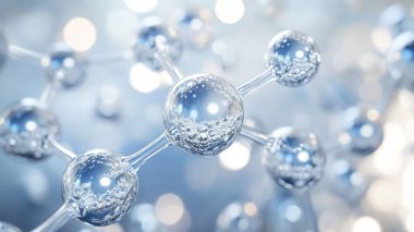 Molekül, kavramsal 3 boyutlu resimleme