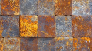 Eski paslı metal dokusu