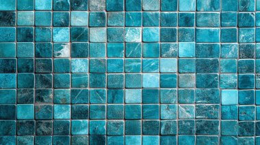soyut mavi mozaik fayans dokusu arkaplanı