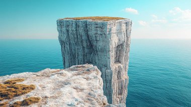 Akdeniz 'deki Yunan adasındaki uçurum