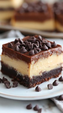 Karamelli ve fındıklı çikolatalı kek..