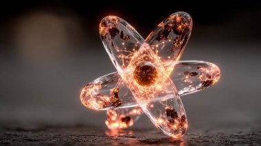 Karanlık bir arka planda parlayan ışık. 3d oluşturma.