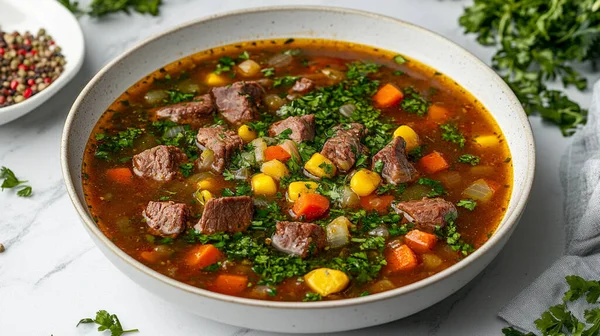 et çorbası sebzeli