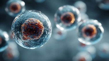 Bir DNA hücresinin 3 boyutlu görüntüsü