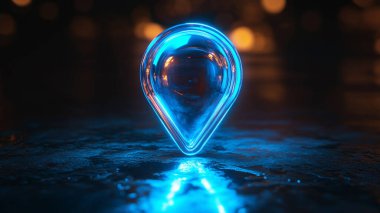 Buz küplü cam top.