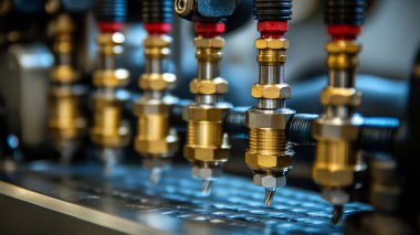 Modern bir araba motorunu kapat