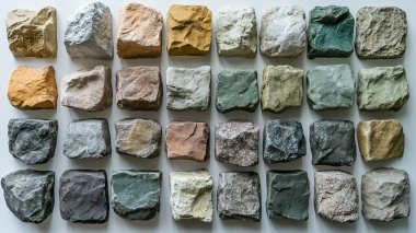 İnşaat, inşaat ve malzemeler için çeşitli taş türleri