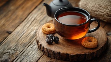 Kupada kurabiyeli çay.