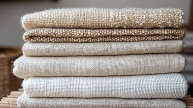 Mağazada örgü kazaklar var.