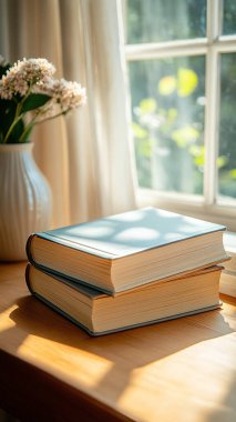 Yığınla kitap aç