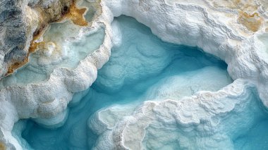 Dağların güzel manzarası