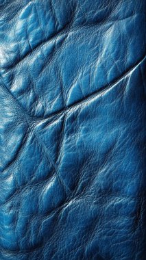 Mavi deri kaplama arka plan. Tasarım için soyut arkaplan.