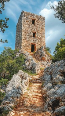 ruins of the ancient city of the most beautiful sea