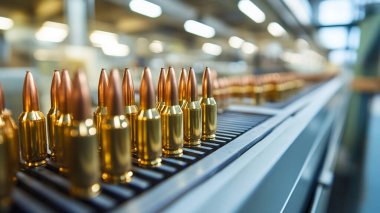 Otomatik otomatik makineli tüfek sistemi otomatik otomatik otomatik makineli tüfek sistemi ve askeri teçhizat hedefte. otomatik tüfek otomatik askeri.