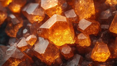 Yakın - doğal mineral kristali