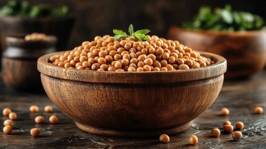 Lezzetli karabuğdaylı kase.