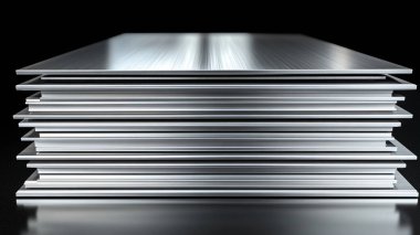 Metal bir metal levhanın metal profili