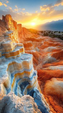 İsrail 'in kuzeyindeki Büyük Kanyon' un güzel manzarası