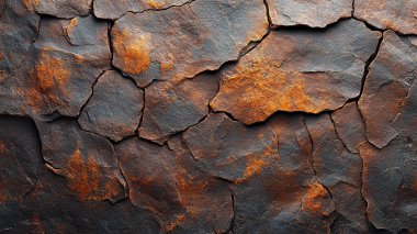 Paslı demir dokusu arka plan, paslı metal zemin