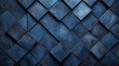 Koyu mavi arka plan. soyut geometrik arkaplan