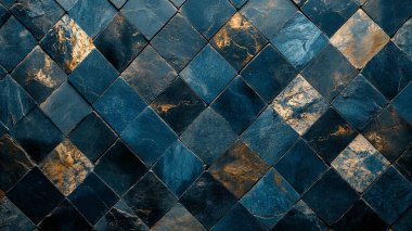 mavi mermer desen arkaplanı