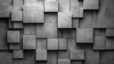 Beton duvarın soyut arka planı. 3 boyutlu resimleme.