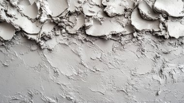 Kırık duvarlı gri alçı doku.
