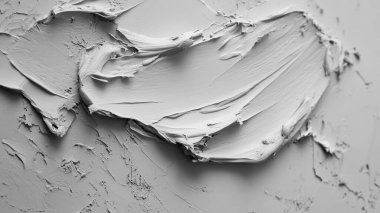 Siyah Arkaplanda Beyaz Kalp.