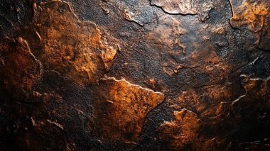 Paslı metal plaka dokusu