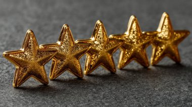 Siyah masada beş yıldız, en iyi manzara. derecelendirme