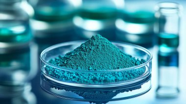 Renkli numunelerle laboratuvar test tüpleri