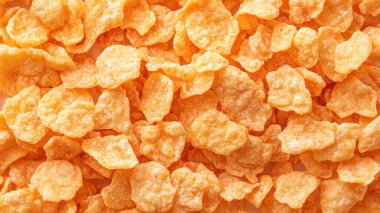 Çıtır mısır gevrekleri izole..