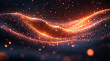 Soyut fraktal teknolojinin 3 boyutlu görüntülenmesi